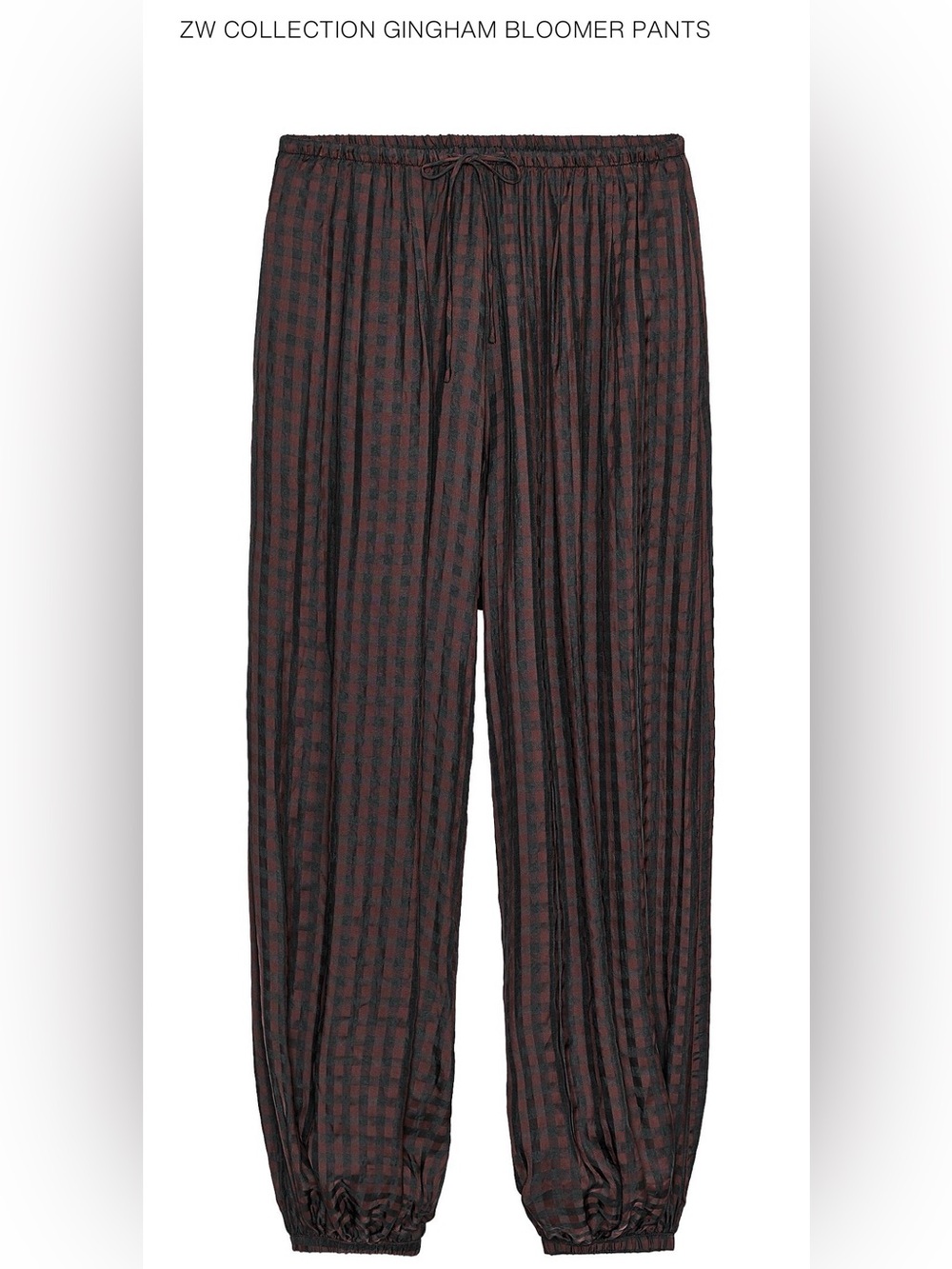 ZW Collection, Zara BNWT cuffed leg bloomer pants.